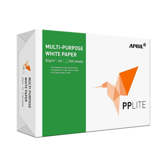 PP Lite Copy Paper A4 Size 80Gsm 500 Sheet - Ream (MASOOD)