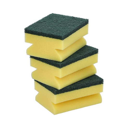 DISHWASH SPONGE NAIL SAVER SMALL 3 PCS - PKT (MASOOD)