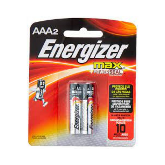 ENERGIZER BATTERIES AAA 2 PCS - PKT (MASOOD)
