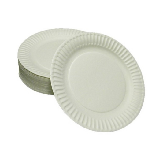 PAPER PLATE 9 INCH 100 PC - PKT (ACWA)