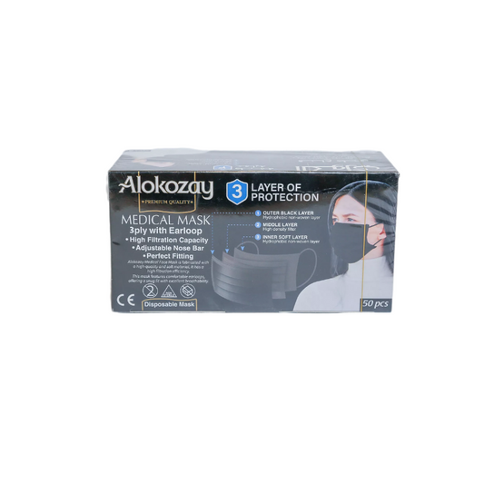 DISPOSABLE FACE MASK 3PLY 50 PC - PKT (MASOOD)