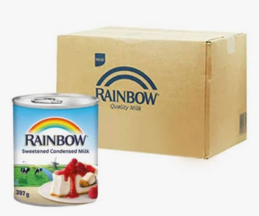 CANNED MILK RAINBOW CATERING 385 ML - Box (FAB)