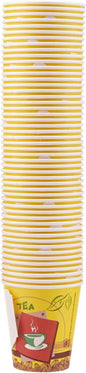 PAPER CUP WITH HANDLE 7 OZ 50 PC -  PKT (THREADS)