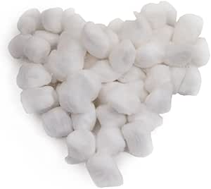 COTTON BALL WHITE 100 PCS - PKT (THREADS)