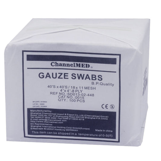 GAUZE SWAB 4*4 - PKT (THREADS)