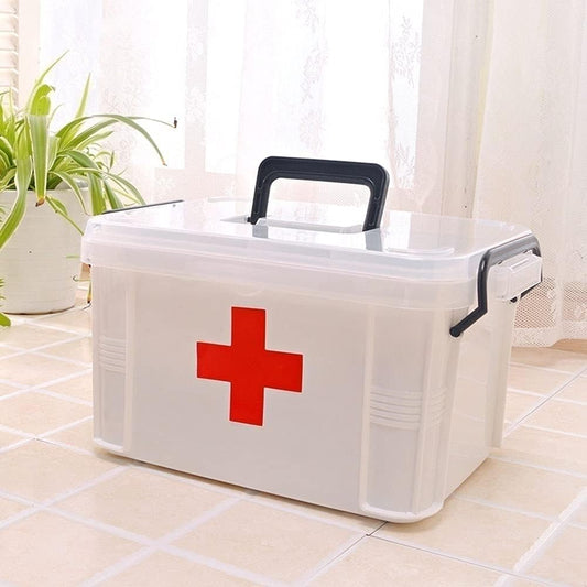 FIRST AID EMPTY BOX LARGE- PCS (THREADS)