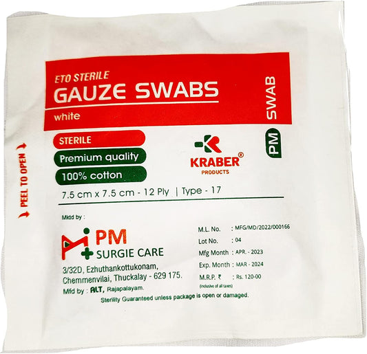 Sterile Gauze 7.5 cm - PCS (THREADS)